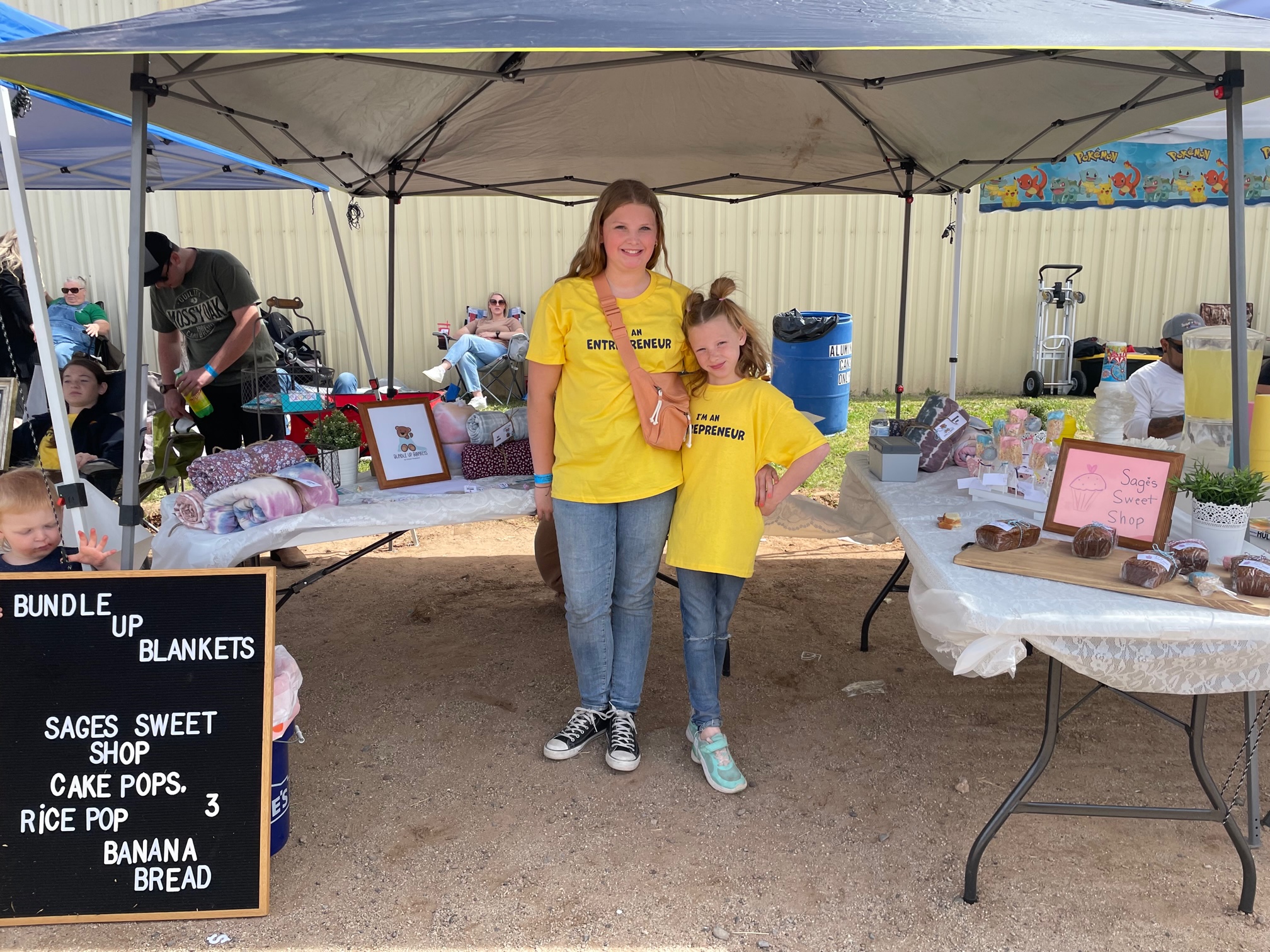 Meet Kimber and Sage, sisters who participated in our Casa Grande, AZ market on March 18, 2023!