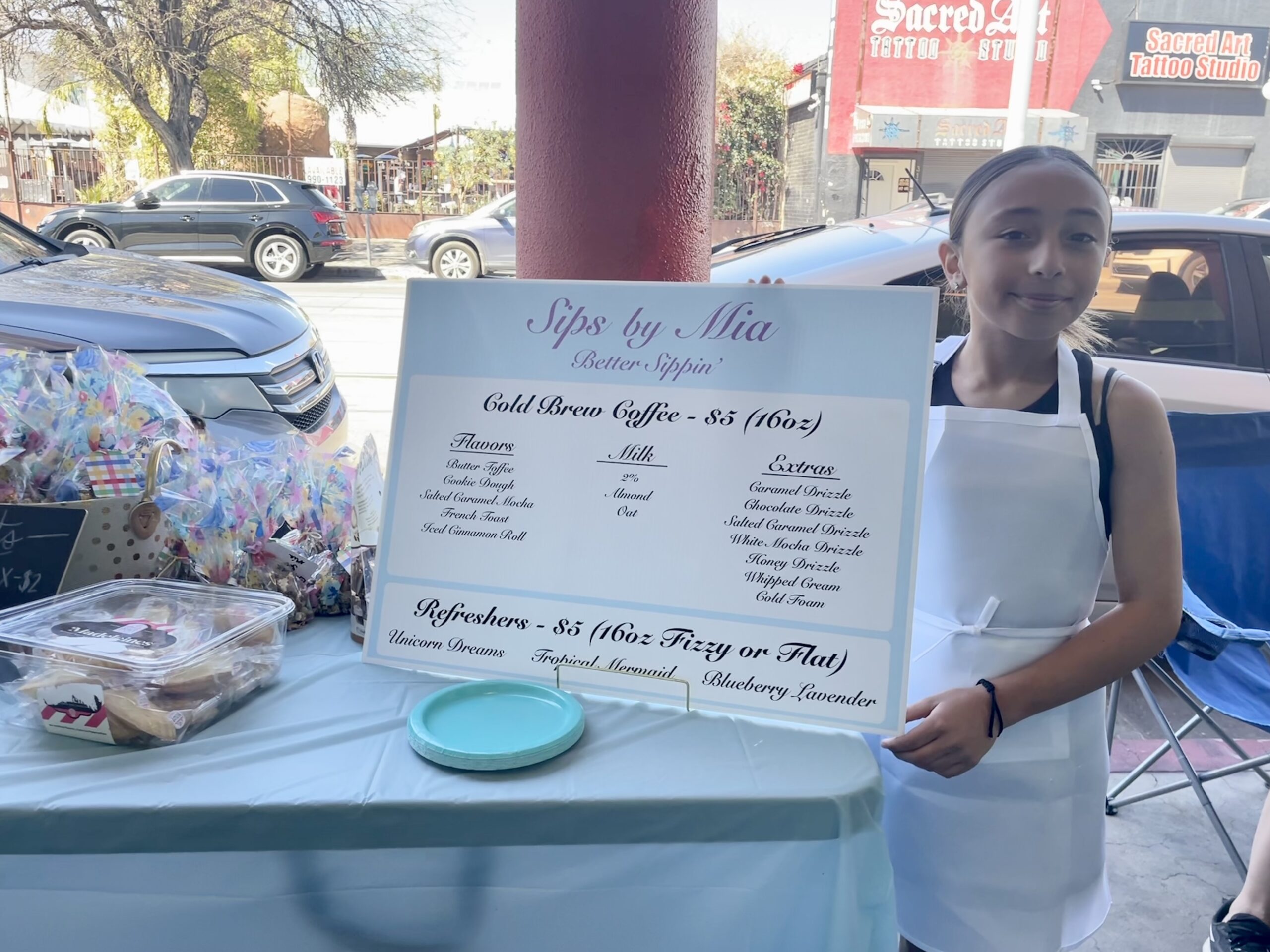 We got the opportunity to chat with Sips by Mia owner, Mia, on April 1, 2023 at our market in Tucson, Arizona!