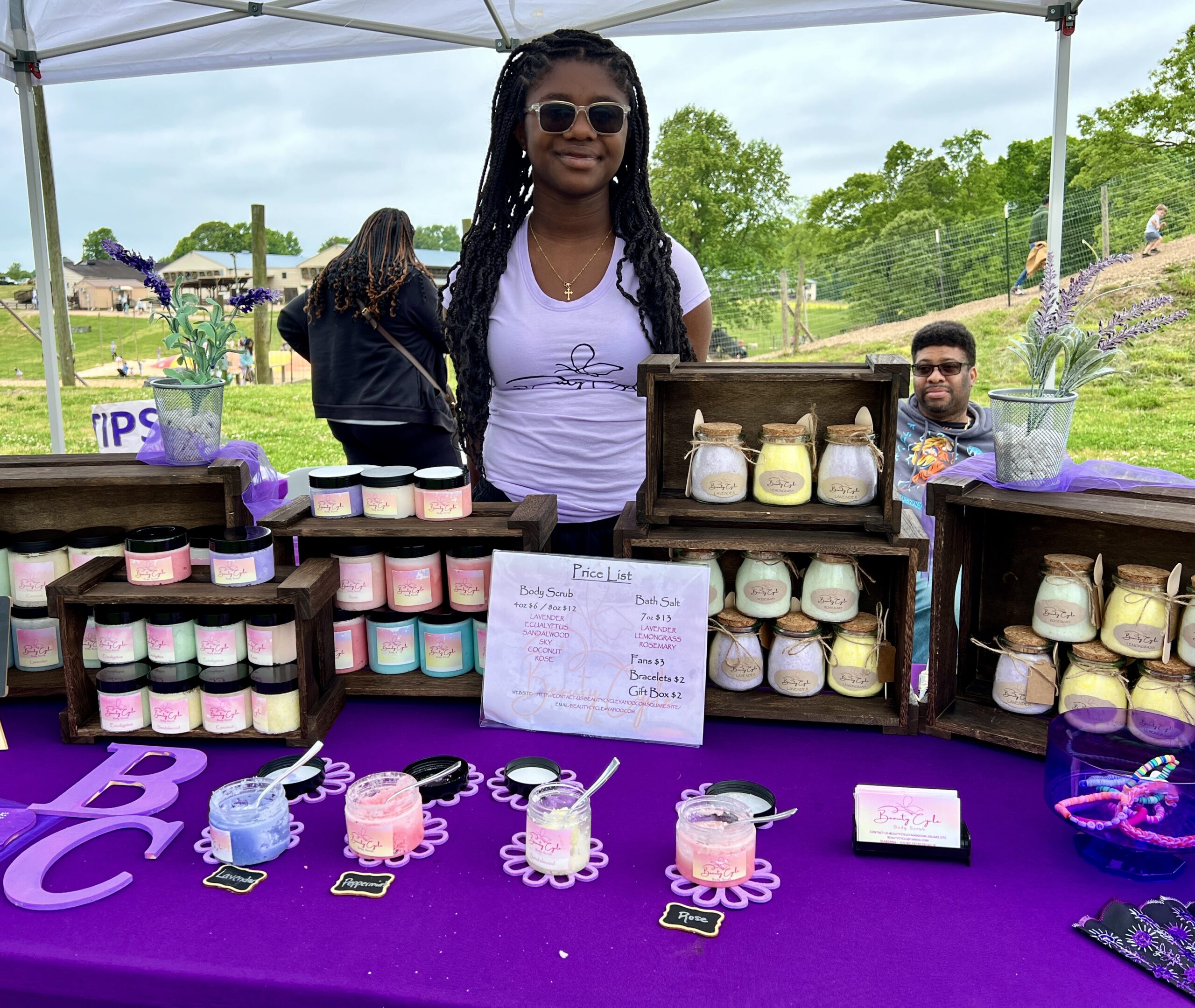 We met Makenna McMillan, 12, at our market in Cumming, GA this spring! Her business, Beauty Cycle, was so intriguing that we just had to learn more...