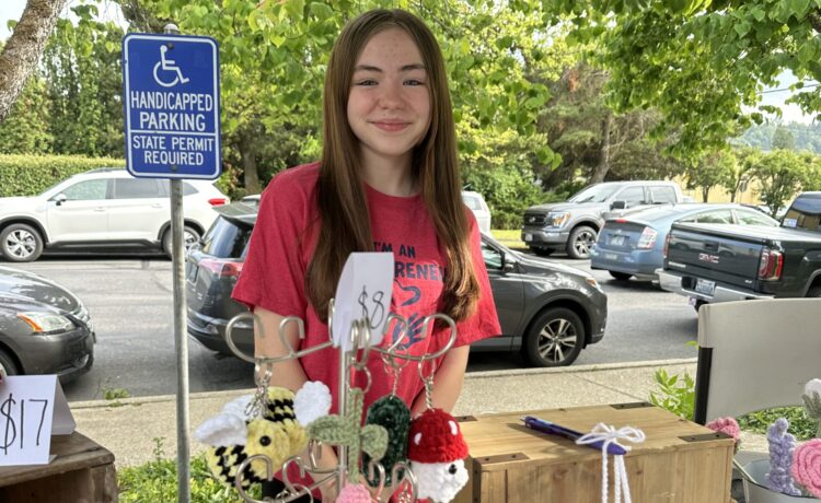 Baylee, 15, has participated in three of our Washington markets!