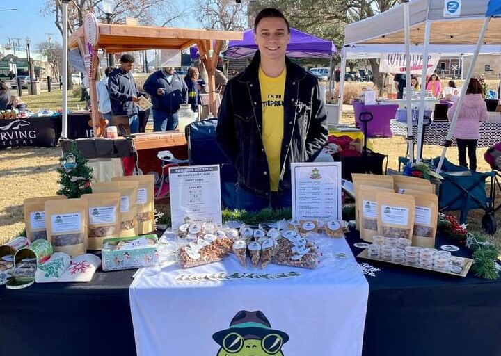 Meet 14-year-old Jeremiah, a "regular" at our DFW markets in Texas! His booth Toadally Nuts is a huge hit with shoppers.