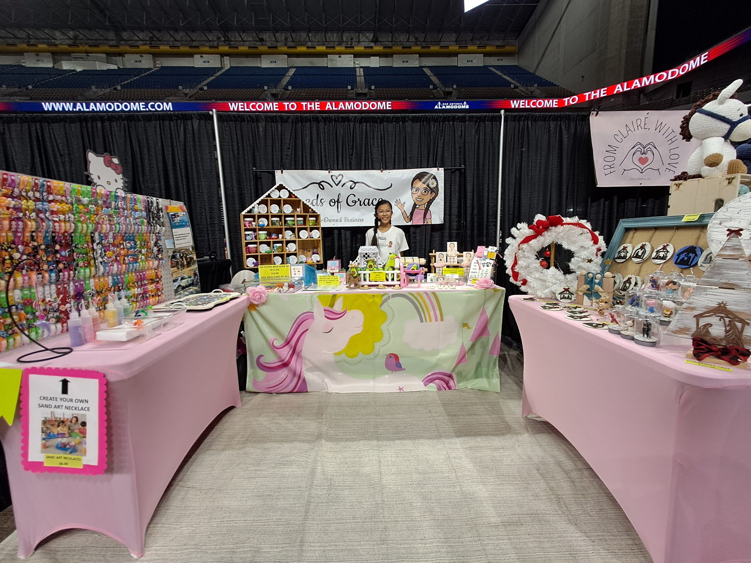 Meet Bethany, an 11-year-old entrepreneur from San Antonio who started a business to support non-profits through her craft sales! We loved hearing the story behind her booth, and we think you will too!